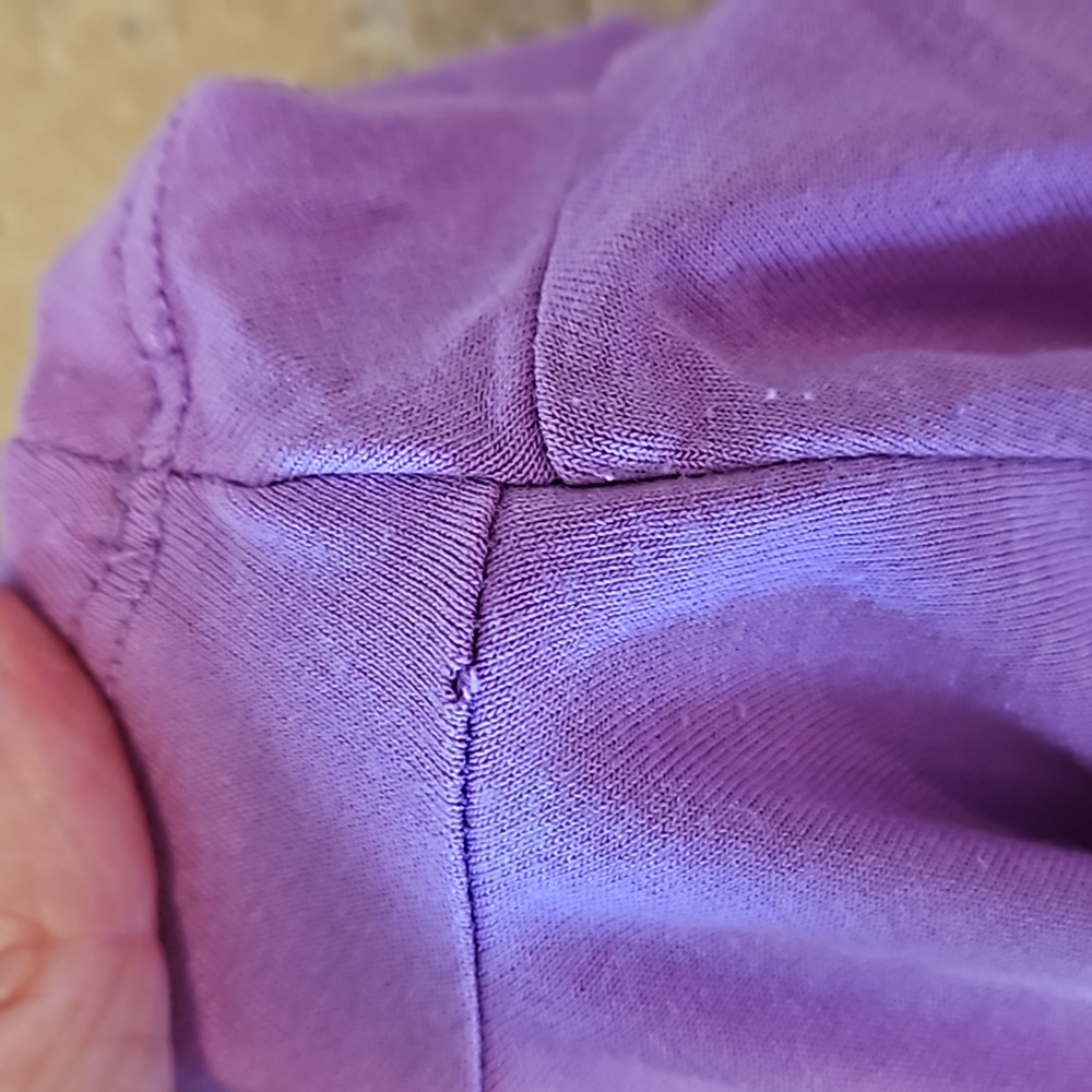 Willi Smith Purple Top Shirt Blouse Size M Medium - Picture 16 of 16